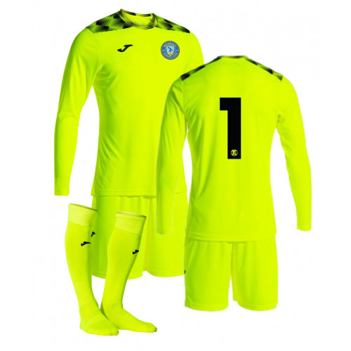 Maghull FC Goalkeeper Kit Fluorescent Yellow Size 6XS