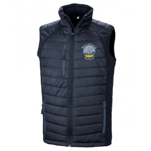 Merefield School Staff Padded Gilet Navy/Navy Size XSmall