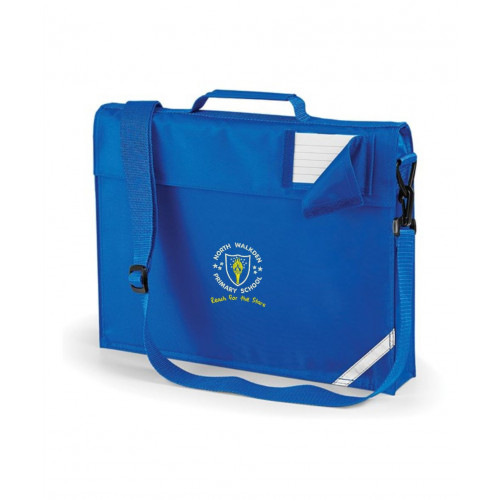 North Walkden School Book Bag with Shoulder Strap Royal