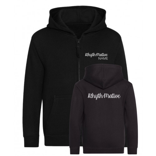 Rhythmative Dance Zip Hoodie Black Age 3/4