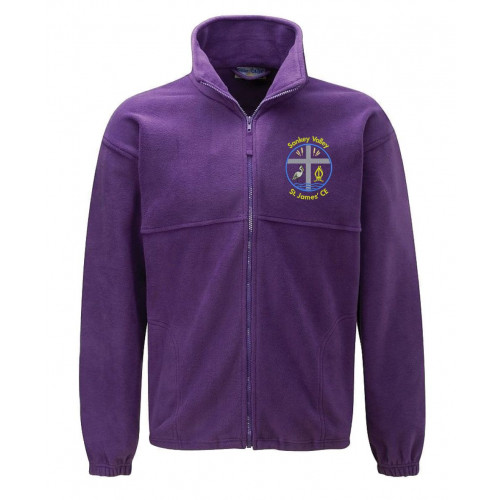 Sankey Valley St James Fleece Purple Age 3/4