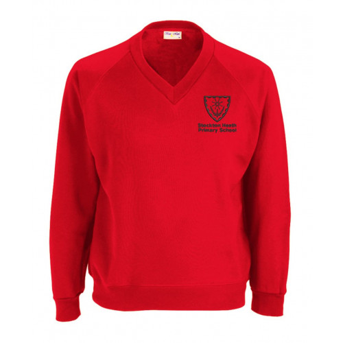 V neck school on sale sweatshirt