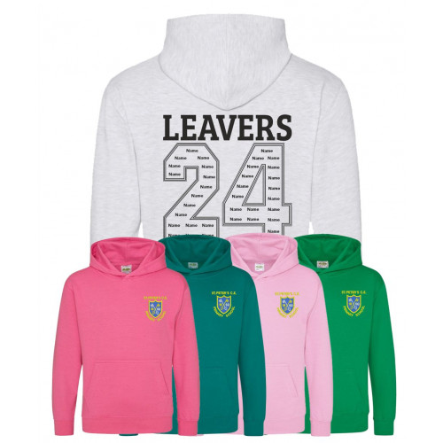 St Peters CE Primary Leavers Hoodie Ash Age 9/11