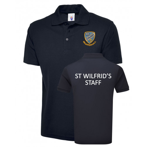 St Wilfrid's School Grappenhall Staff Polo Shirt Navy Size XSmall