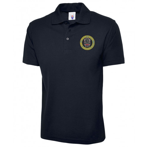 Urmston & District Model Engineering Polo Shirt Navy Size XSmall