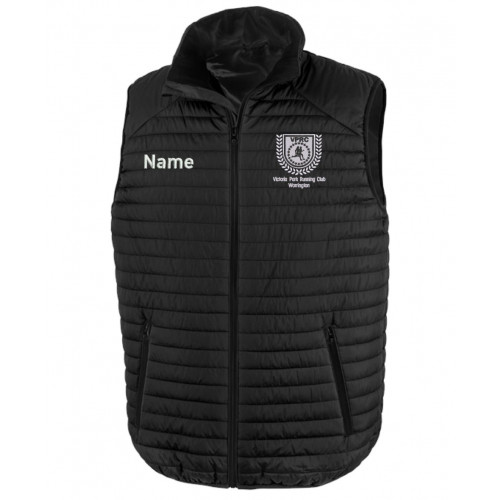 Victoria Park Running Club Unisex Gilet Black Size XSmall