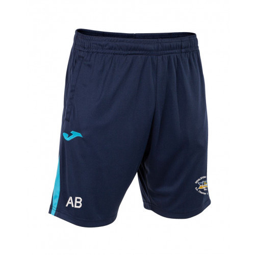 Woolston Rovers FC Shorts Navy/Fluor Turquoise Size 6XS