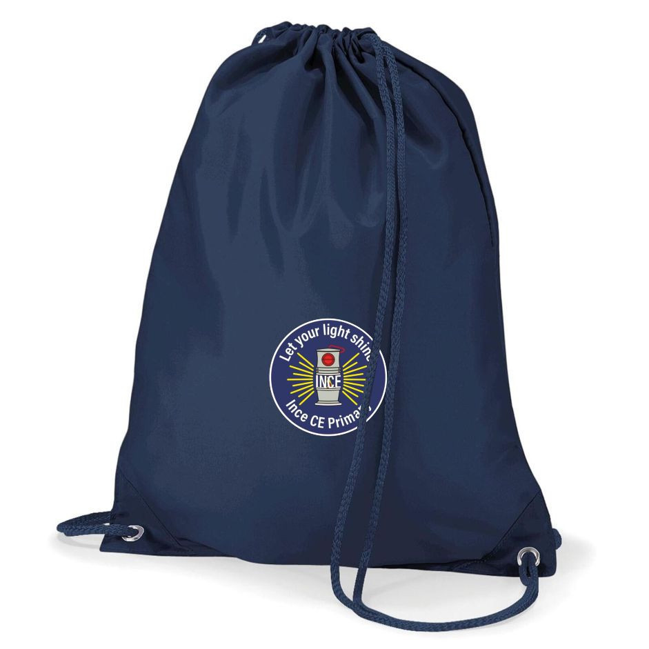 Touchline UK - Ince CE Primary School PE Bag Navy